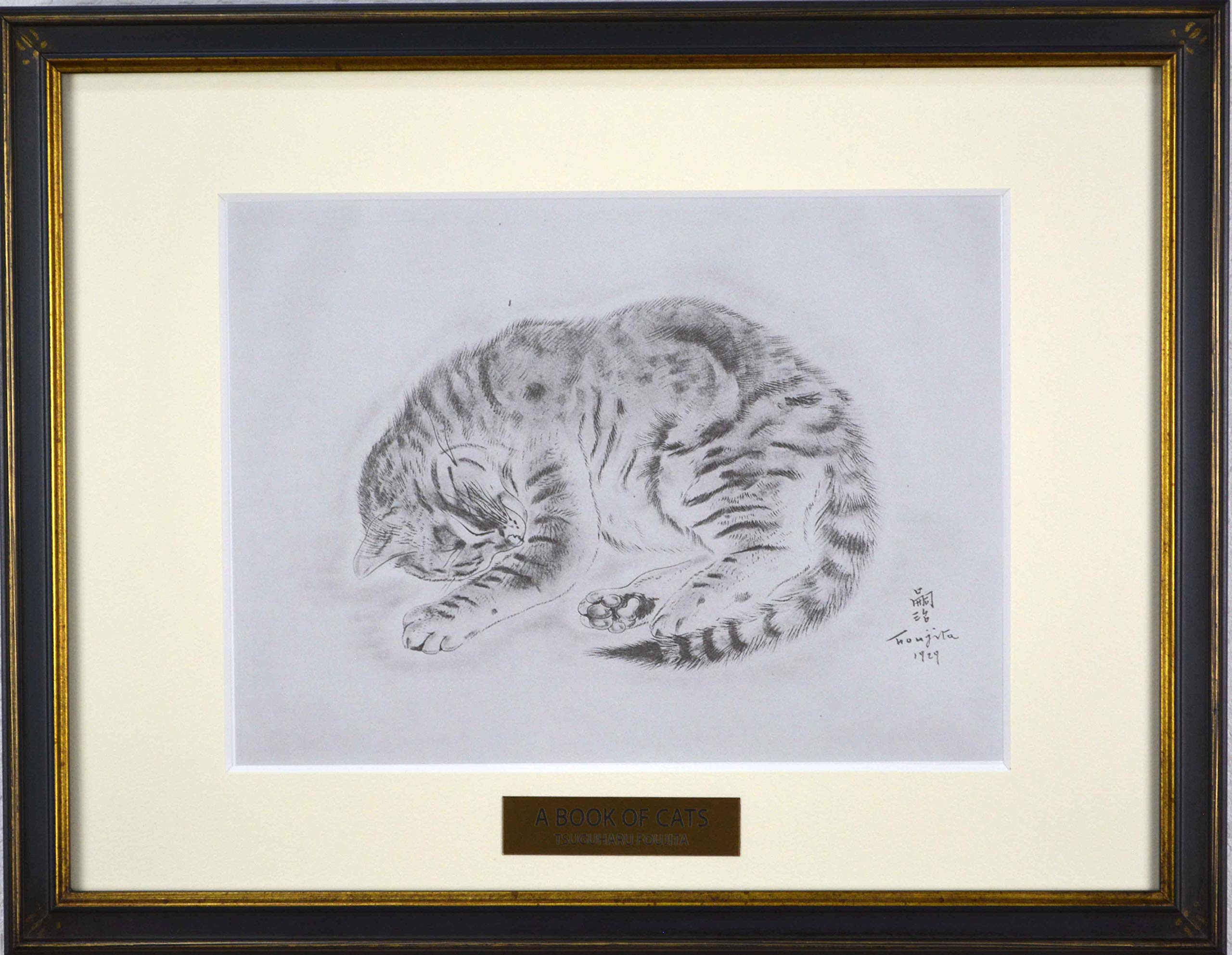 Amazon | 藤田 嗣治 『パシテア【 猫の本】』 絵画 版画 猫 挿絵本